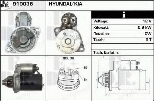 EDR 910038 - Starter www.molydon.hr