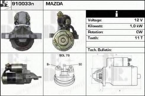 EDR 910033N - Starter www.molydon.hr