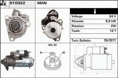 EDR 910022 - Starter www.molydon.hr