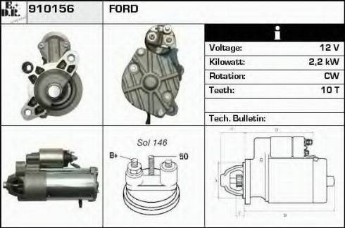 EDR 910156 - Starter www.molydon.hr