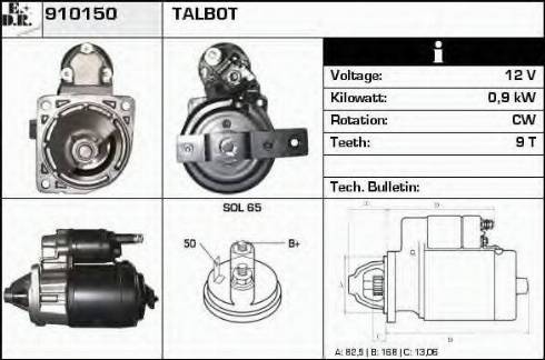 EDR 910150 - Starter www.molydon.hr