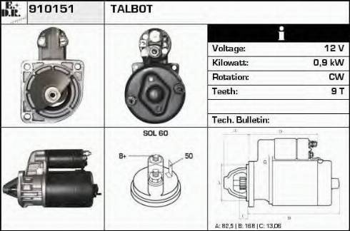 EDR 910151 - Starter www.molydon.hr