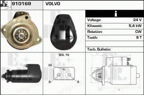 EDR 910169 - Starter www.molydon.hr