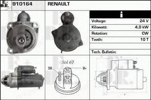 EDR 910164 - Starter www.molydon.hr