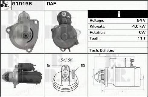 EDR 910166 - Starter www.molydon.hr