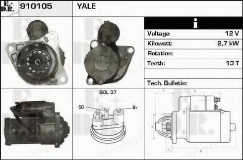 EDR 910105 - Starter www.molydon.hr