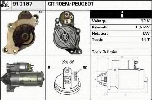 EDR 910187 - Starter www.molydon.hr