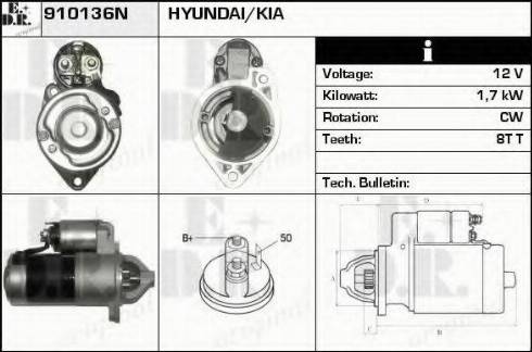 EDR 910136N - Starter www.molydon.hr