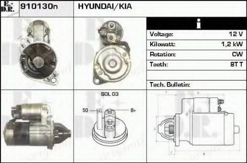 EDR 910130N - Starter www.molydon.hr