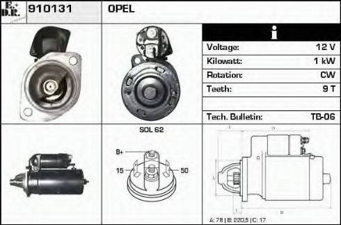 EDR 910131 - Starter www.molydon.hr