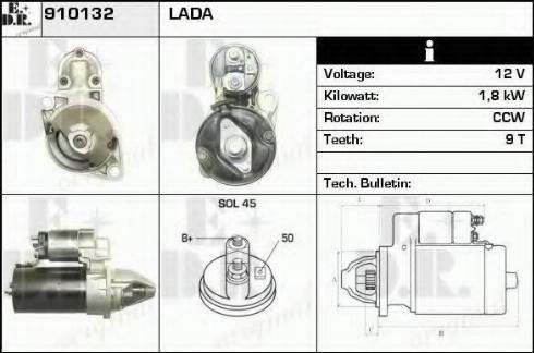 EDR 910132 - Starter www.molydon.hr