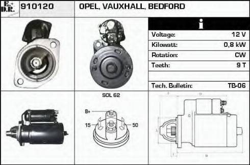 EDR 910120 - Starter www.molydon.hr