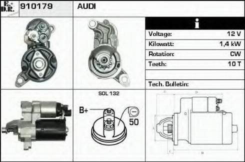 EDR 910179 - Starter www.molydon.hr