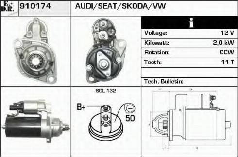 EDR 910174 - Starter www.molydon.hr