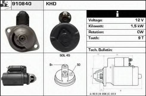 EDR 910840 - Starter www.molydon.hr