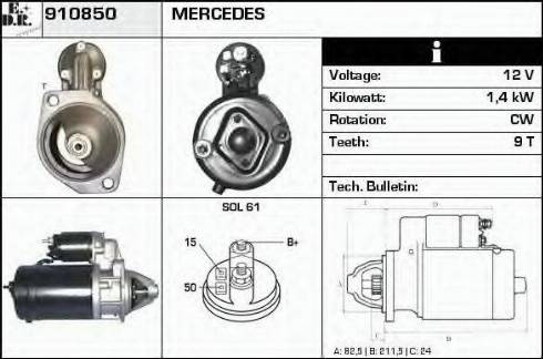 EDR 910850 - Starter www.molydon.hr