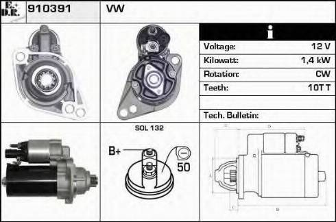 EDR 910391 - Starter www.molydon.hr