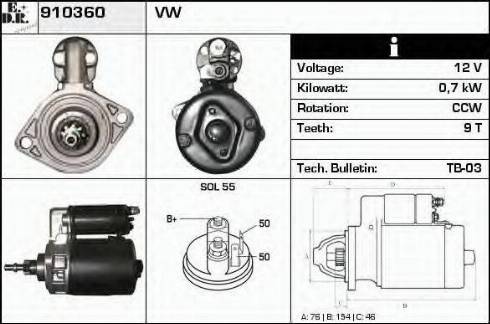 EDR 910360 - Starter www.molydon.hr