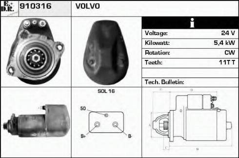 EDR 910316 - Starter www.molydon.hr