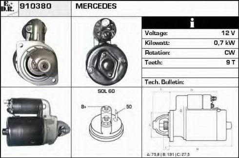 EDR 910380 - Starter www.molydon.hr