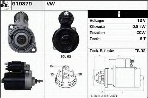 EDR 910370 - Starter www.molydon.hr