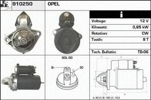 EDR 910250 - Starter www.molydon.hr