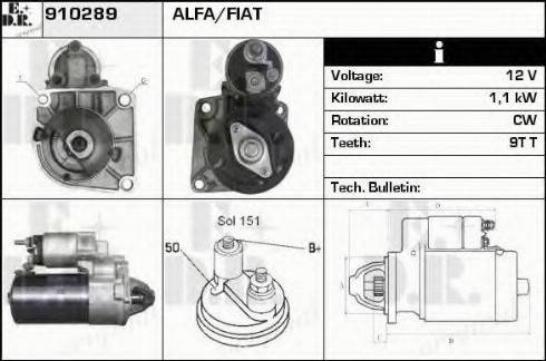 EDR 910289 - Starter www.molydon.hr