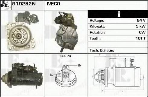 EDR 910282N - Starter www.molydon.hr