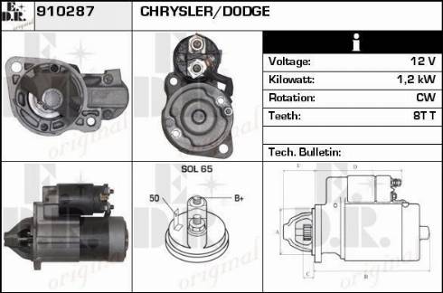 EDR 910287 - Starter www.molydon.hr