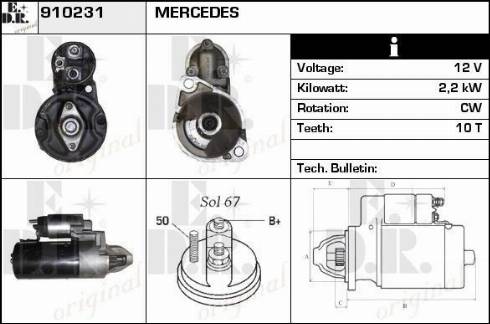 EDR 910231 - Starter www.molydon.hr