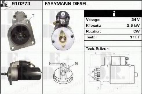 EDR 910273 - Starter www.molydon.hr