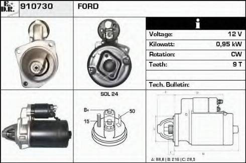 EDR 910730 - Starter www.molydon.hr