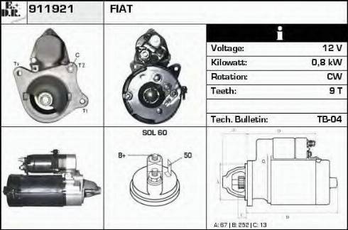 EDR 911921 - Starter www.molydon.hr