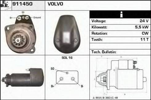 EDR 911450 - Starter www.molydon.hr