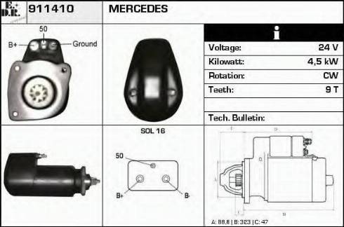 EDR 911410 - Starter www.molydon.hr