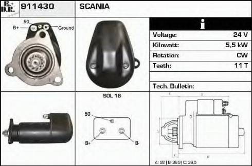 EDR 911430 - Starter www.molydon.hr