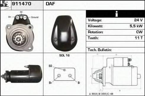 EDR 911470 - Starter www.molydon.hr