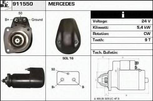 EDR 911550 - Starter www.molydon.hr