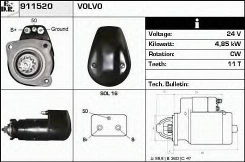 EDR 911520 - Starter www.molydon.hr