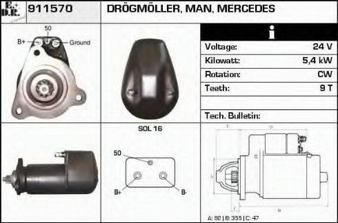 EDR 911570 - Starter www.molydon.hr