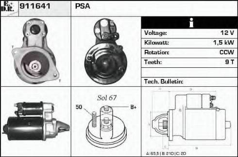 EDR 911641 - Starter www.molydon.hr