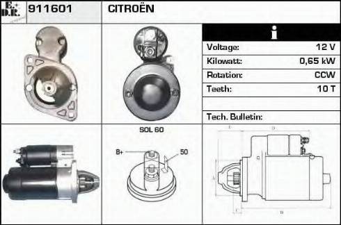 EDR 911601 - Starter www.molydon.hr