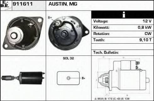 EDR 911611 - Starter www.molydon.hr