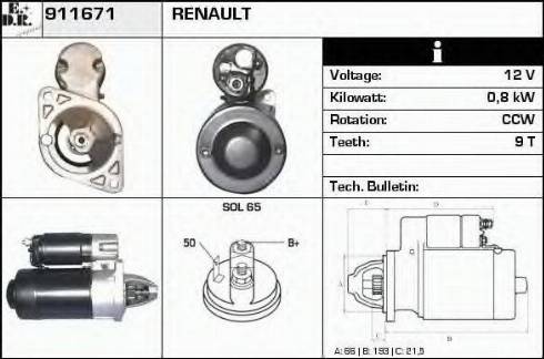 EDR 911671 - Starter www.molydon.hr