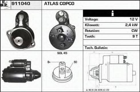 EDR 911040 - Starter www.molydon.hr