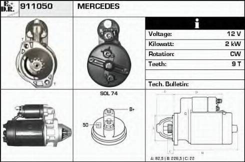 EDR 911050 - Starter www.molydon.hr