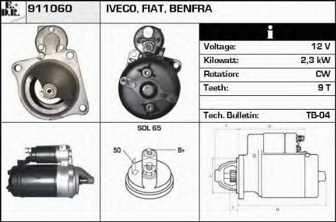 EDR 911060 - Starter www.molydon.hr