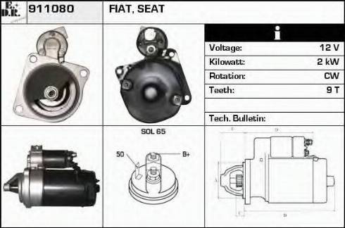 EDR 911080 - Starter www.molydon.hr