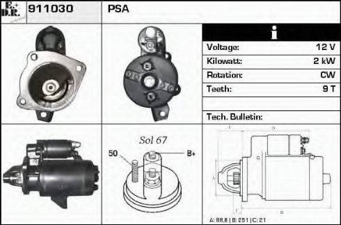 EDR 911030 - Starter www.molydon.hr