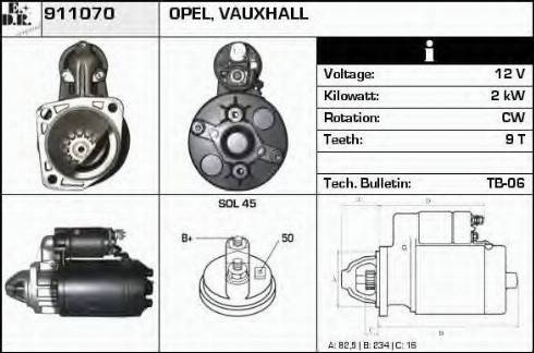 EDR 911070 - Starter www.molydon.hr